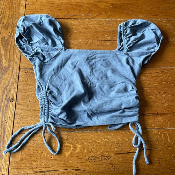 Hollister Blue Short Sleeve Top - Picture 4 of 5